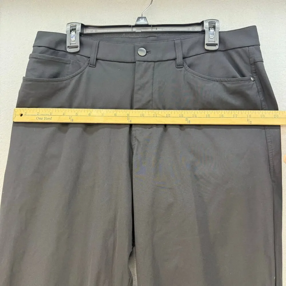 Lululemon Men's Pants 34 Black Athleisure Business Casual Preppy LMS5AXSS